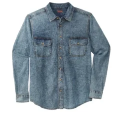 Boulder Creek By KingSize Men's Big & Tall Long Sleeve Denim And Twill Shirt -Refrigiwear US Shop GUEST 67e0acab 74b5 4ca0 806f 8d6039c8b98b