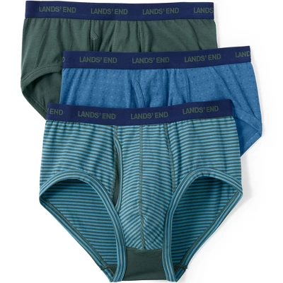 Lands' End Men's Comfort Knit Brief 3 Pack 5 Lands' End Men's Comfort Knit Brief 3 Pack - Image 3