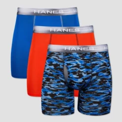 Hanes Premium Men's Performance Boxer Briefs 3pk - Blue/Red -Refrigiwear US Shop GUEST 696d123c 368b 465e ba6f 9a5732149565