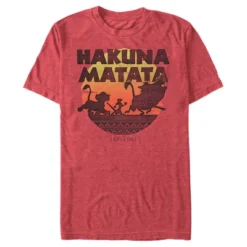 Men's Lion King Hakuna Matata Sunset Circle T-Shirt -Refrigiwear US Shop GUEST 6b9fe362 c848 43e3 a9c9 46d8d63d00b8