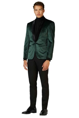 OppoSuits Deluxe Men's Blazer - Velvet Dinner Jackets 4 OppoSuits Deluxe Men's Blazer - Velvet Dinner Jackets - Image 2