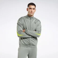 Reebok Identity Vector Knit Track Jacket Mens