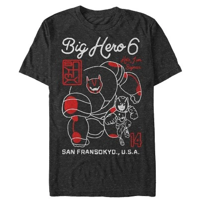 Men's Big Hero 6 Hello Heroes T-Shirt 5 Men's Big Hero 6 Hello Heroes T-Shirt - Image 3
