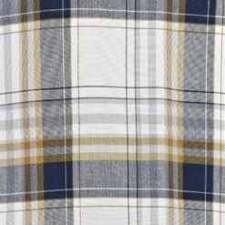 Falcon Bay Men's Cotton Works Khaki Plaid Oxford Sport Shirt