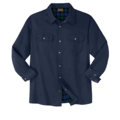 Boulder Creek By KingSize Men's Big & Tall Flannel-Lined Twill Shirt Jacket By -Refrigiwear US Shop GUEST 6f6d1e70 cb7b 4979 8ad8 af79016a61f4