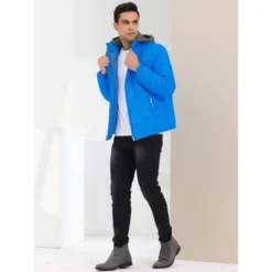 Lars Amadeus Men's Hoodie Puffer Coat Winter Warm Full Zip Quilting Jacket Coat -Refrigiwear US Shop GUEST 700b8c2e 27f1 49b2 9f60 7b2f11430ae4