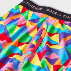 Pair Of Thieves Men's Rainbow Abstract Print Super Fit Boxer Briefs - Red/Blue/Green -Refrigiwear US Shop GUEST 7095b0f9 fcef 47e9 aaac ab46e54bee3c