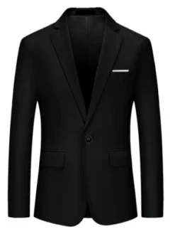 Lars Amadeus Men's Dress Slim Fit Blazer Single Breasted One Button Suit Sports Coat -Refrigiwear US Shop GUEST 710d537f b967 45d7 984d 9797069b4361