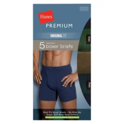 Hanes Premium Men's Comfort Soft Waistband 5pk Boxer Briefs - Assorted Colors XL