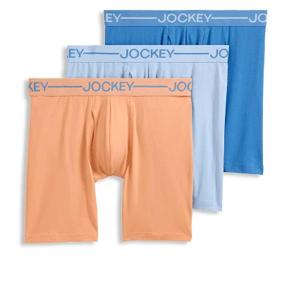 Jockey Men's Organic Cotton Stretch 6.5" Boxer Brief - 3 Pack 10 Jockey Men's Organic Cotton Stretch 6.5" Boxer Brief - 3 Pack - Image 8