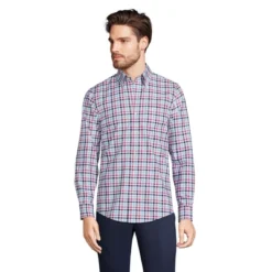 Lands' End Men's Traditional Fit No Iron Twill Shirt -Refrigiwear US Shop GUEST 71fbf8db 8f53 4f4d 821b 466e95c8c12f