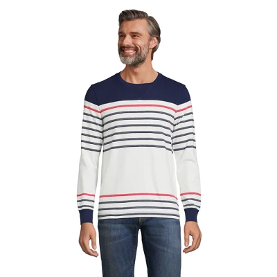 Lands' End Men's Long Sleeve Rugby Crew Tee 7 Lands' End Men's Long Sleeve Rugby Crew Tee - Image 5