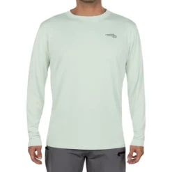 Reel Life Compass Lure UV Long Sleeve T-Shirt - Sea Foam