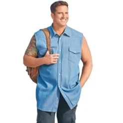 KingSize Men's Big & Tall Western Snap Front Muscle Shirt -Refrigiwear US Shop GUEST 77e80d67 663a 4ba0 9936 b890a54d09fd