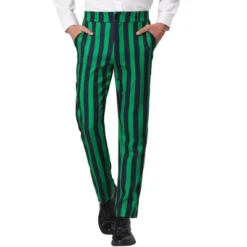 Lars Amadeus Men's Classic Fit Flat Front Business Work Prom Striped Pants -Refrigiwear US Shop GUEST 7cdf9547 0e2c 424f a45d c864c7d93954