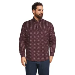 Lands' End Men's Traditional Fit No Iron Twill Shirt -Refrigiwear US Shop GUEST 7dac27fc c58a 48d7 a862 450dd93f425e