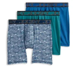 Jockey Men's Active Microfiber 9" Long Leg Boxer Brief - 3 Pack -Refrigiwear US Shop GUEST 8377a421 7264 4180 a09e d4a778d0cd3b