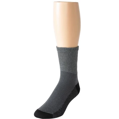 KingSize Men's Big & Tall 1/4 Length Cushioned Crew Socks 3-Pack 3 KingSize Men's Big & Tall 1/4 Length Cushioned Crew Socks 3-Pack