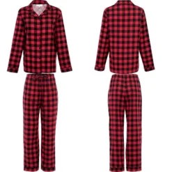 Men's Soft Cotton Flannel Pajamas Lounge Set, Warm Long Sleeve Shirt And Pajama Pants With Pockets -Refrigiwear US Shop GUEST 853d6603 4ace 4879 b8fb fd7642f00474