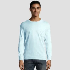 Hanes Men's Long Sleeve 1901 Garment Dyed Pocket T-Shirt -Refrigiwear US Shop GUEST 86311a10 de58 4cd2 bd7a 2f8a18aad7f1