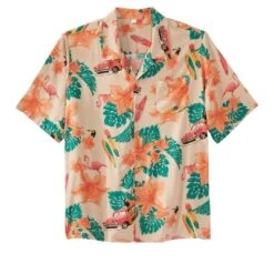 KS Island By KingSize Men's Big & Tall Printed Rayon Short-Sleeve Shirt -Refrigiwear US Shop GUEST 880d0fd8 1e4b 430b 9c6c 3703044fb367