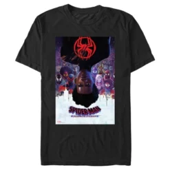 Men's Spider-Man: Across The Spider-Verse Miles Morales Movie Poster T-Shirt -Refrigiwear US Shop GUEST 89008544 47fc 4426 9031 28c9d84427e9