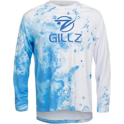 Gillz Contender Series Spray UV Long Sleeve T-Shirt - Powder Blue 7 Gillz Contender Series Spray UV Long Sleeve T-Shirt - Powder Blue - Image 5