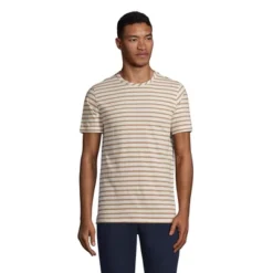 Lands' End Men's Short Sleeve Cotton Linen Tee -Refrigiwear US Shop GUEST 8f88c68d a44c 473f a787 586a6779ae03