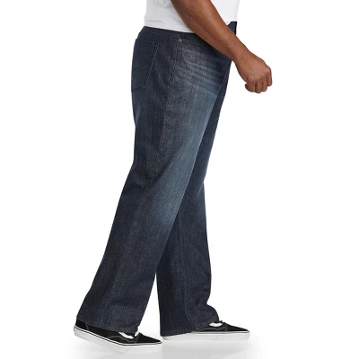 True Nation Loose-Fit Stretch Dark Wash Jeans - Men's Big And Tall 4 True Nation Loose-Fit Stretch Dark Wash Jeans - Men's Big And Tall - Image 2
