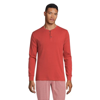 Lands' End Men's Knit Rib Pajama Henley 9 Lands' End Men's Knit Rib Pajama Henley - Image 7