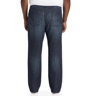 True Nation Loose-Fit Stretch Dark Wash Jeans - Men's Big And Tall 3 True Nation Loose-Fit Stretch Dark Wash Jeans - Men's Big And Tall