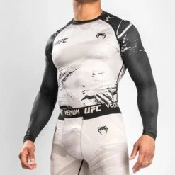 Venum UFC Authentic Fight Week 2.0 Long Sleeve Rashguard - Sand/Black -Refrigiwear US Shop GUEST 9686457e 337d 419a 846b 1be60d310c57