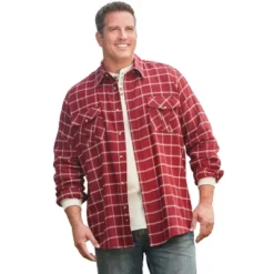 KingSize Men's Big & Tall Plaid Flannel Shirt -Refrigiwear US Shop GUEST 96f8e45b bc65 4023 bd7d 96193b114023