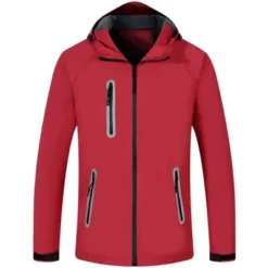 Lars Amadeus Men's Windbreaker Faux Fleece Lined Drawstring Hoodie Zipper Outdoor Jackets -Refrigiwear US Shop GUEST 9785d011 f6f6 447d a79a b8bd71dec07e