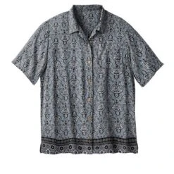 KS Island By KingSize Men's Big & Tall Printed Rayon Short-Sleeve Shirt -Refrigiwear US Shop GUEST 989e75be 324d 47d3 a9d1 0d3a1da86727