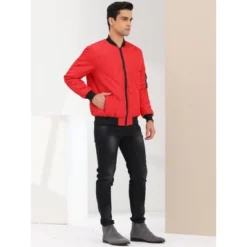 Lars Amadeus Men's Puffer Coat Lightweight Zip Up Quilted Baseball Bomber Jacket -Refrigiwear US Shop GUEST 9b4ef36c 15f9 4ae9 80ef ceb3208e9a42