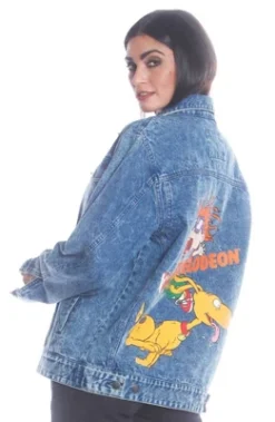 Members Only Women's Chuckie Nickelodeon Denim Oversized Jacket -Refrigiwear US Shop GUEST a0634317 1e4c 45b2 affb 8eb5c1c7ddd9