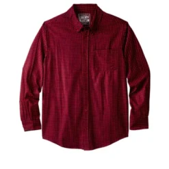 Liberty Blues Men's Big & Tall Plaid Flannel Shirt