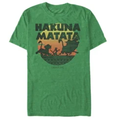 Men's Lion King Hakuna Matata Sunset Circle T-Shirt -Refrigiwear US Shop GUEST a4ef4fa0 e7c9 4b90 8d81 dfa9794d4d51