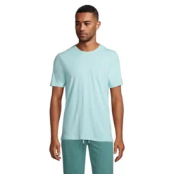 Lands' End Men's Short Sleeve Cotton Linen Tee -Refrigiwear US Shop GUEST a774bdee 06d4 4ad0 9cdf c8a42921ec52