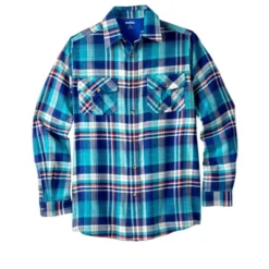 KingSize Men's Big & Tall Plaid Flannel Shirt -Refrigiwear US Shop GUEST a83a9098 ed84 4978 b6a2 ba230e6433d1