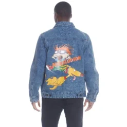 Front Page 58 Members Only Mens Chuckie Nickelodeon Denim Jacket