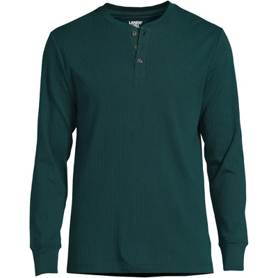 Lands' End Men's Knit Rib Pajama Henley 12 Lands' End Men's Knit Rib Pajama Henley - Image 10