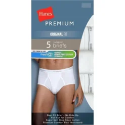 Hanes Premium Men's Big & Tall Classic Briefs 5pk - White -Refrigiwear US Shop GUEST ac75d561 c23f 4498 b6c8 797c11a03e8b