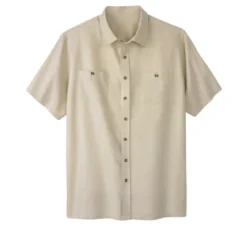 KingSize Men's Big & Tall Short-Sleeve Linen Shirt -Refrigiwear US Shop GUEST acfe452b ee99 4346 a541 6dc5c60f8c09
