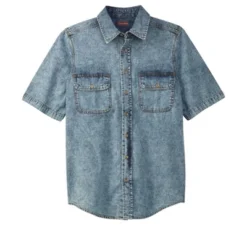 Boulder Creek By KingSize Men's Big & Tall Short Sleeve Denim & Twill Shirt -Refrigiwear US Shop GUEST ae891669 558c 41c3 9dfd 957b4d4cf7cb