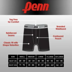 Penn Mens Boxer Performance Briefs Breathable Underwear For Men Value 6 Pack Active Performance Mens Underwear -Refrigiwear US Shop GUEST af5d31e8 0130 4dc5 8dd9 236c06a244e2