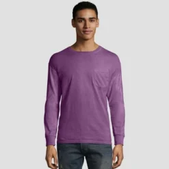 Hanes Men's Long Sleeve 1901 Garment Dyed Pocket T-Shirt -Refrigiwear US Shop GUEST af7c07df 95a8 4d08 88d7 0b19ce0fa744