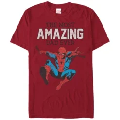 Men's Marvel Spider-Man Amazing Dad T-Shirt -Refrigiwear US Shop GUEST b23ca34f b1ab 4805 83cc e60640e442c7