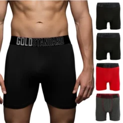 Gold Standard Mens 4-Pack Performance Boxer Briefs Athletic Underwear -Refrigiwear US Shop GUEST b98188ef 655f 46d5 bbe4 746a4894a8d8